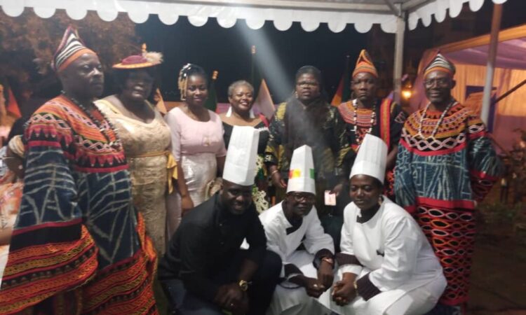 Bafut fully represented on the occasion of 'Festival des saveurs du Cameroun et du monde' on the item of 'Dîner des chefs'