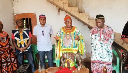 Mayor Ngwakongoh Lawrence back in Bafut on meetings with Fons and quarter to family heads for an effective back-to-school within Bafut Sub-Division come September 2023