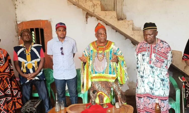 Mayor Ngwakongoh Lawrence back in Bafut on meetings with Fons and quarter to family heads for an effective back-to-school within Bafut Sub-Division come September 2023