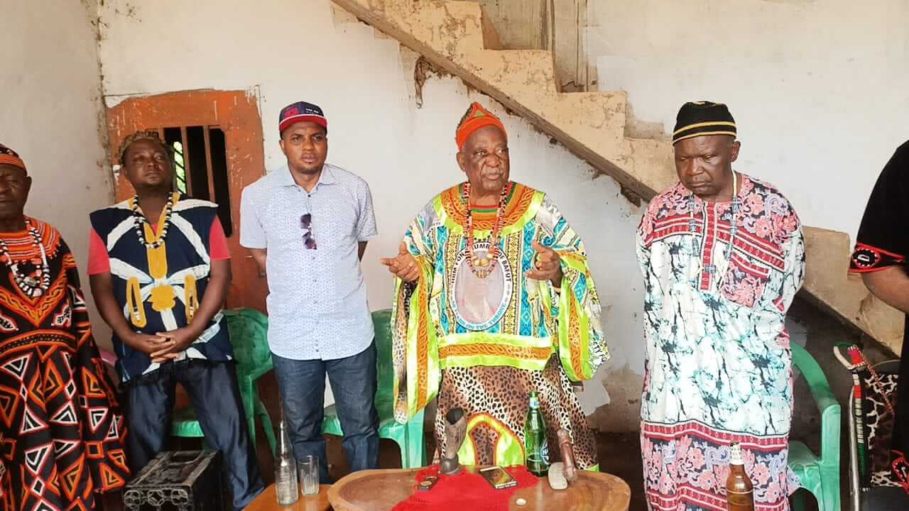 Mayor Ngwakongoh Lawrence back in Bafut on meetings with Fons and quarter to family heads for an effective back-to-school within Bafut Sub-Division come September 2023