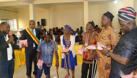 Bafut Council donate to people living with disabilities (1)